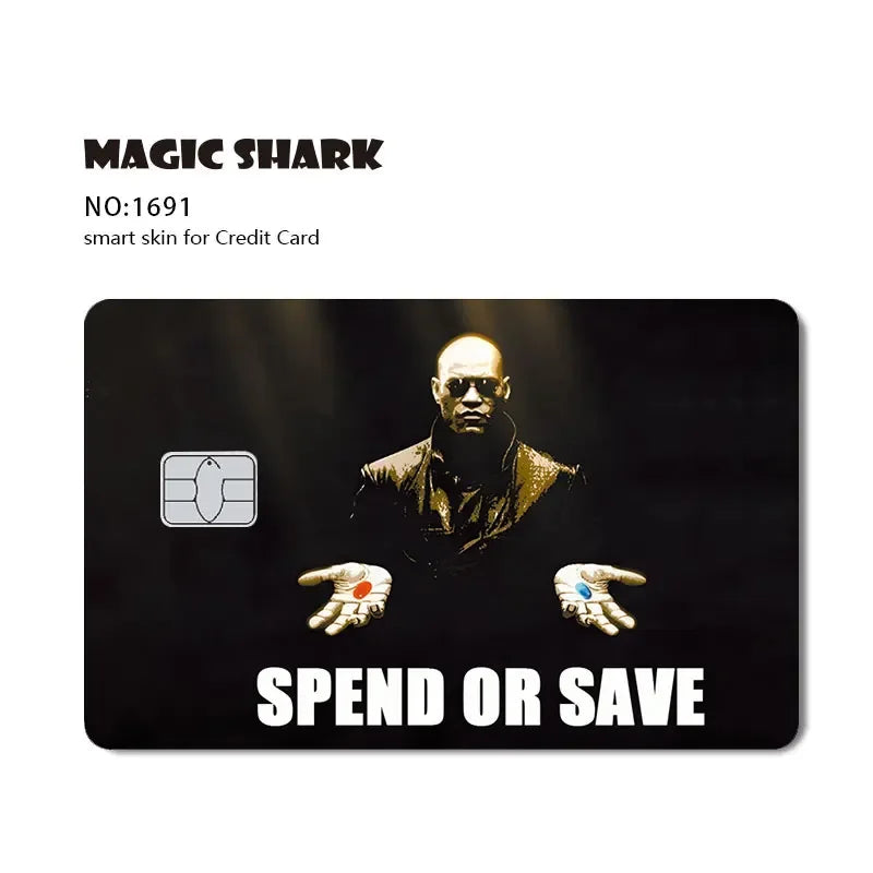 Spend Or Save - Meme Card Skin